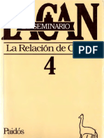 El Seminario 4. La Relación de Objeto