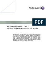 9500 MPR Release 1.0/1.1 Technical Description: Version 2.0 - May 2008