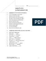 ELP Grammar Test 5a