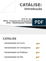 CATÁLISE - 1 Introdução