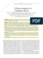 Hip Displacement in Cerebral Palsy