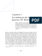 W. Kohan Infancia Entre Educación y Filosofía (Cap.7) La Imagen de Un Pensar