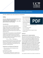 Determination of Iron by Thiocyanate Colorimetry