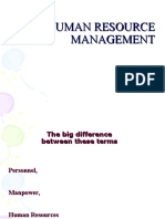 Human Resource Management