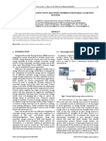 Sizing Optimization of Pv-Battery Hybrid For Public Lighting System