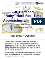 Soft, Hard and Ruby Hard Real Time With Linux