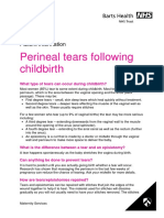 Maternity - Perineal Tears