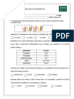 Simulado de Matematica 1º Ano Abril