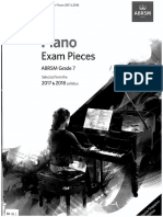 ABRSM 2017-18 Piano Pieces Gr7