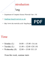 DCSP-1: Introduction: - Jianfeng Feng