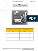 TP 1 Etude Pompe Piston PDF