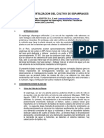 Nutricion y Fertilizacion Del Esparrago 2005 PDF