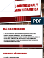 Análisis Dimensional y Semejanza Hidraulica