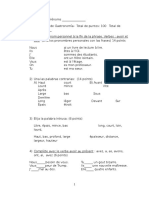 Test de Français 2