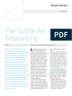 The Subtle Art of Rebalancing: Which Rebalancing Strategy To Choose? Theory vs. Reality