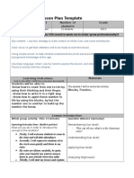 Lesson Plan Template: Date Subject Number of Students Grade