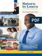 Delaware County Community College Summer 2017 Return To Learn Course Guide