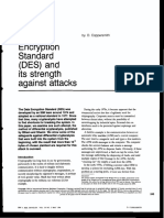 He Encryption Standard (DES) and Its Strength Against Attacks