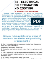 Electrical Design Estimation and Costing Unit 2