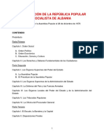 Constitución de La República Popular Socialista de Albania (1976) PDF