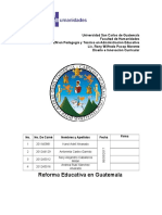 Reforma Educativa en Guatemala