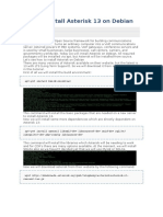 How To Install Asterisk 13 On Debian