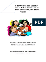 Proyecto de Orientacion Escolar 