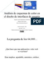 Análisis de Esquemas de Color en El Diseño de Interfaces de Usuario