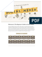 Welcome To The Beginner's Guide To Social Media!: Chapters