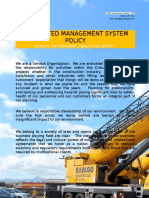 Integrated Management System Policy