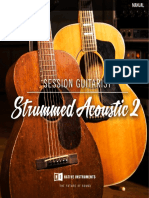 Session Guitarist - Strummed Acoustic 2 Manual English