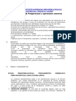 PENSAMIENTO INTUITIVO y Operaciones Concretas