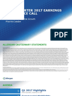 Allergan Q1 2017 Earnings Deck 5-8-17 Final PDF