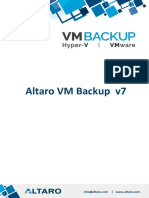 Altaro VM Backup 產品競爭優勢說明 (Vexxm)