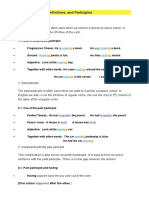 Verbals: Gerunds, Infinitives and Participles