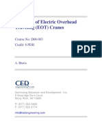 Overview of Eclectric Overhead Traveling Cranes PDF