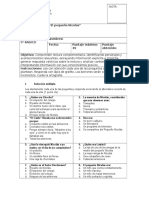 Prueba Lectura Complementaria 5°