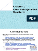 Chap 1 - Crystalline & Noncrystalline Structure