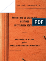 Fourniture de Granulats Destines Aux Travaux Routiers