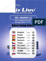 Quick Setup Guide: WL-5460AP v2