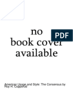 American Usage and Style: The Consensus by Roy H. Copperud