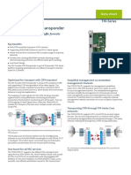 10G Tunable OTN Transponder: OTN Transport of Multiple Traffic Formats