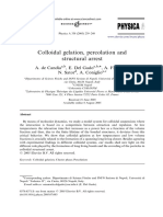 Colloidal Gelation, Percolation and Structural Arrest: Article in Press