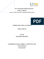 Trabajo Colaborativo 1 Unidad 1 Tarea 2 Comercio y Negocios Internacionales