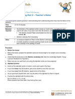 Cambridge English Starters (YLE Starters) Listening Part 2 v3