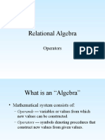 Relational Algebra