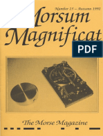 Morsum Magnificat The Original Morse Magazine-MM25