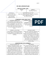 Educ 462 Lesson Plan Ee and Ea