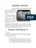 Radiografía Dental