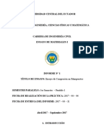 Informe 1: Ensayo de Compresión en Mampuestos